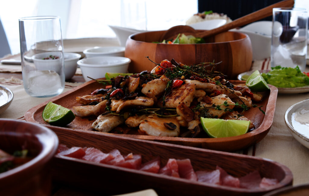 The Guna Yala Lobster, grilled to perfection with garlic-lime butter.