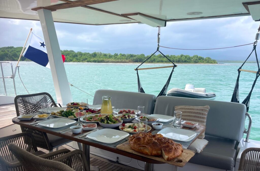 Light, fresh meal made from that morning's catch