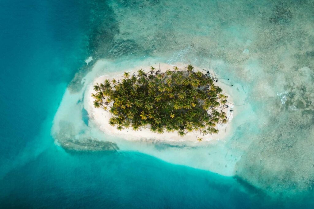 San Blas island in Panama’s Caribbean coast