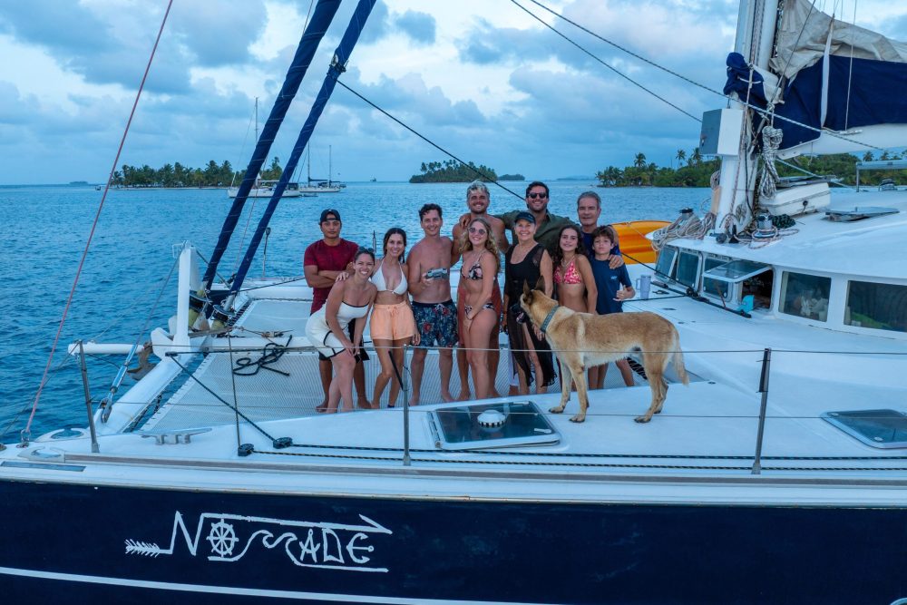 Captain Duke with Guests