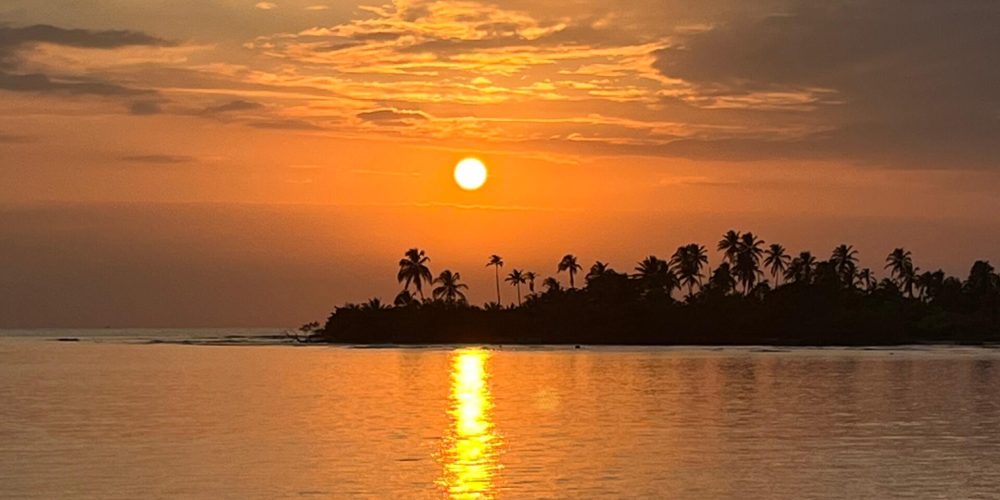 Western Holandeses islands in San Blas, Panama, known for open sea views and pristine tropical landscapes